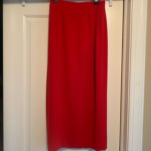 NWT Jones Wear Long Red Skirt sz 4